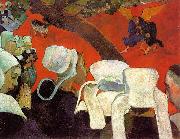 Paul Gauguin The Visitation after the Sermon Spain oil painting artist